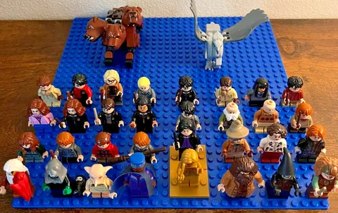 LEGO Harry Potter Minifigure Lot 20th Anniversary Gold Snape Fluffy Buckbeak