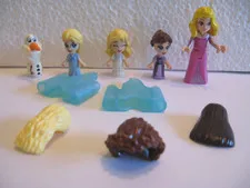 LEGO Disney Frozen Mini Doll Figure Lot Elsa Anna Olaf Replacement & Hair + More
