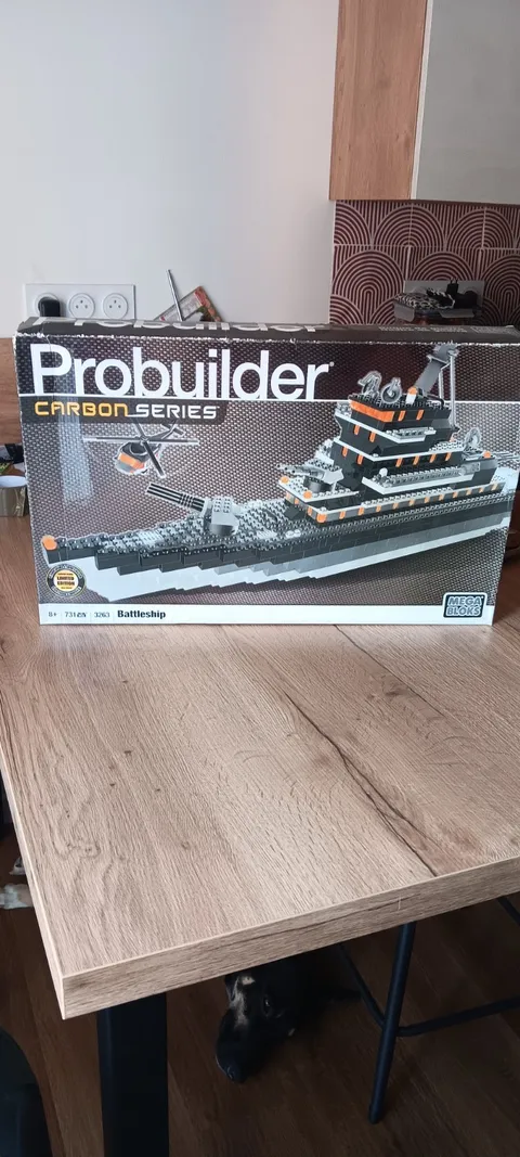 Mega Bloks Probuilder 3263 Carbon Series Battleship - NEW SEALED / MISB Rare
