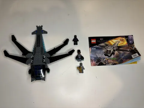 LEGO Marvel Black Panther Dragon Flyer 76186 Set 100% Complete