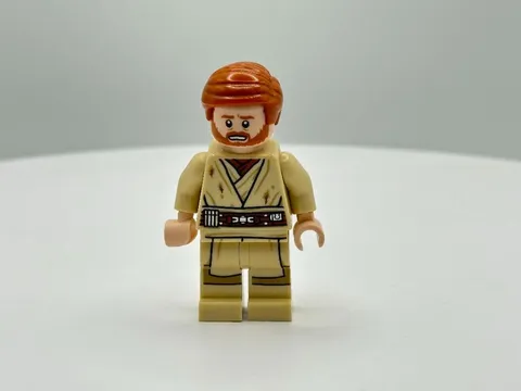 LEGO Star Wars Obi-Wan Kenobi Dirt Stains Minifigure - sw1082 - Sets 75269 75286