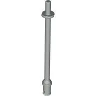 LEGO Part 2714a - Light Gray Bar 8L - Two Stop Rings / One Pin, Technic Figure S