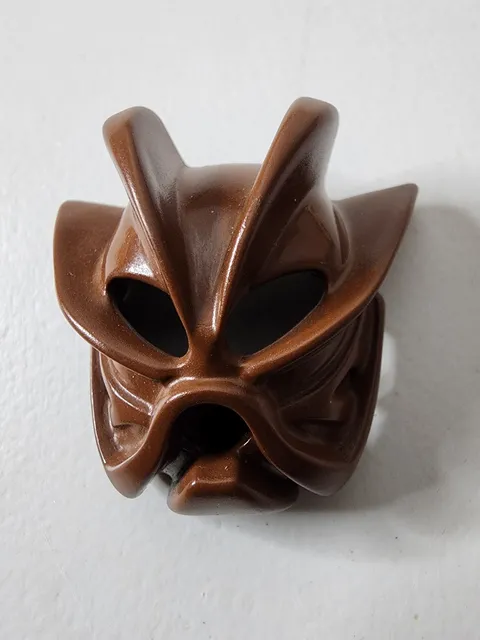 LEGO Bionicle Kanohi Mask Brown Plastic BIONICLE Mask Piece, 1 Pc