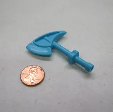 Lego Duplo Blue Axe Tool w/ Handle Farm Construction Digging Builder Fireman