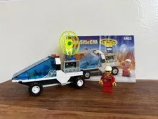 LEGO Town Space Port 6453 Vintage Space Vehicle Set Minifigure Instructions