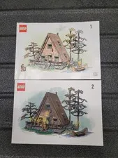 LEGO Ideas 21338 A-Frame Cabin Instruction Manuals Only