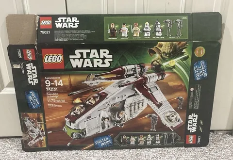 EMPTY BOX ONLY***** LEGO Star Wars: Republic Gunship (75021)