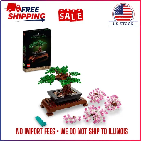 LEGO Icons Bonsai Tree Building Set Artificial Plant Home Decor Desk Office10281