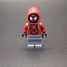 LEGO Super Heroes Spider-man Miles Morales Hoodie From Daily Bugle 2 Inches Tall