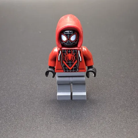 LEGO Super Heroes Spider-man Miles Morales Hoodie From Daily Bugle 2 Inches Tall