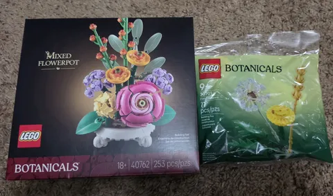 LEGO 40762 Botanicals Mixed Flowerpot - BRAND NEW / SEALED & POLY BAG 30701
