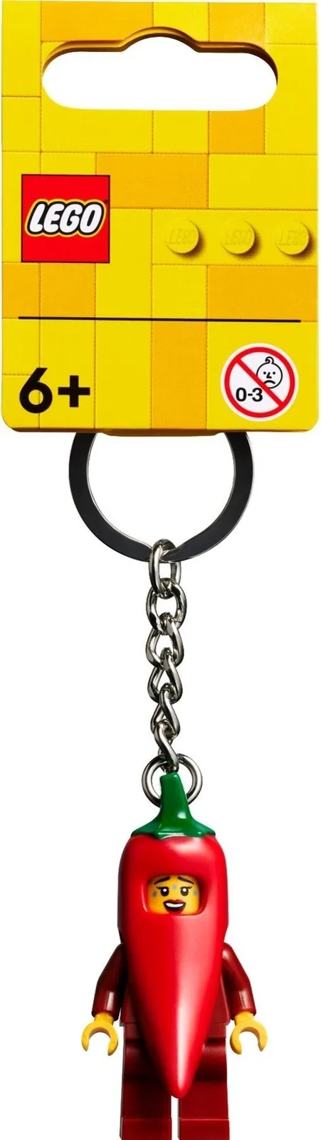 LEGO Chilli Pepper Girl Minifigure Keychain 854234