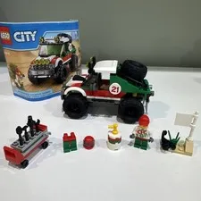 LEGO CITY: 4x4 Off Roader (60115) Used No Box W/ Manual Missing Parts/ Stickers