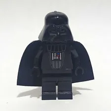 LEGO Star Wars Darth Vader Minifigure w/ Cape 20 Years Logo Back Print