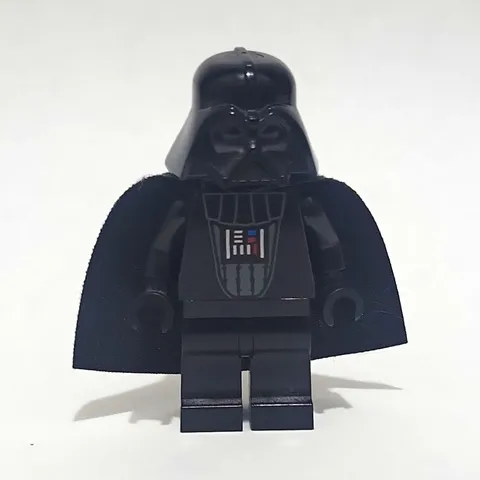 LEGO Star Wars Darth Vader Minifigure w/ Cape 20 Years Logo Back Print