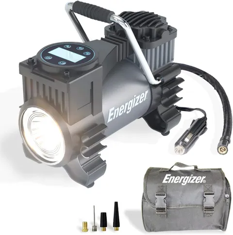 Energizer Portable Air Compressor 12V Dc Air Pump For Car Tires Digital Tire