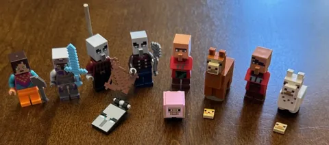 Lego Minecraft Llama Village 21188 Complete Set Figures Minifigs Mini Figurines