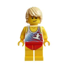 LEGO Male Ludo Yellow Minifigure twn353 Town Classic Figure New Genuine
