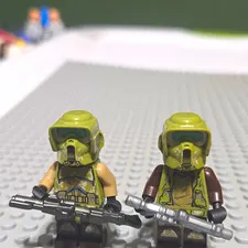 LEGO Star Wars Minifigures Lot of 2 w/ Custom Blasters Clones