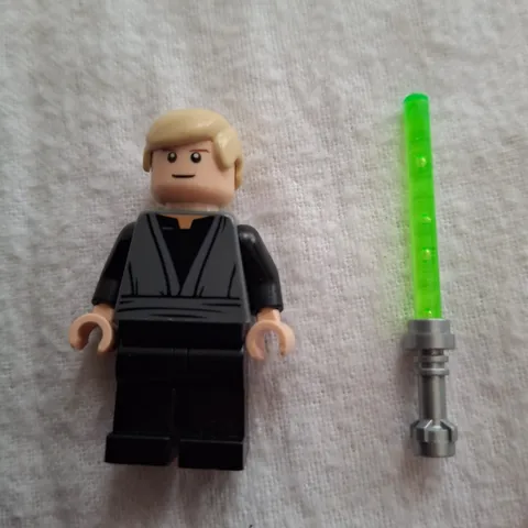 LEGO Star Wars Episode 6 Luke Skywalker Gray Robe Minifigure sw0395 9496 Jedi
