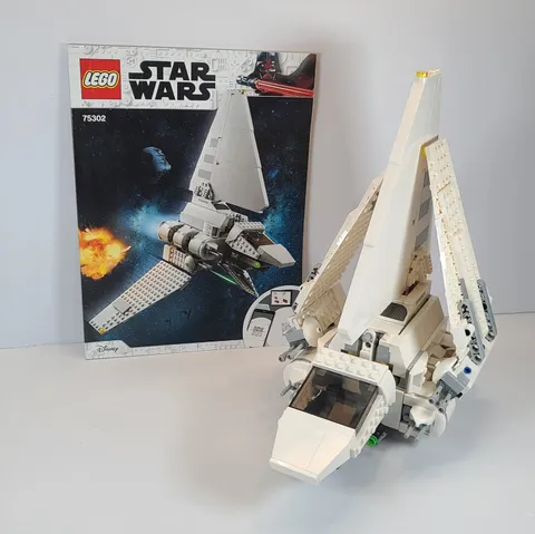 Lego Star Wars 75302 Imperial Shuttle USED COMPLETE NO MINIFIGS