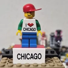 LEGOLAND I Heart Chicago Minifigure Magnet