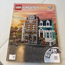 New INSTRUCTIONS ONLY  Lego Creator Expert Modular 10270  Bookshop MANUALS ONLY