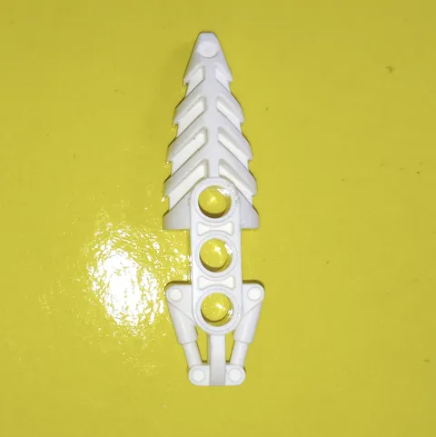 1 White 50858 Bionicle Lego Visorak Foot w 3 pin holes Genuine Parts WYSIWYG IRL