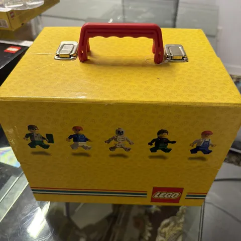 RARE Vintage LEGO 2006 Cardboard Storage Bin With 4 Trays Full Of Legos