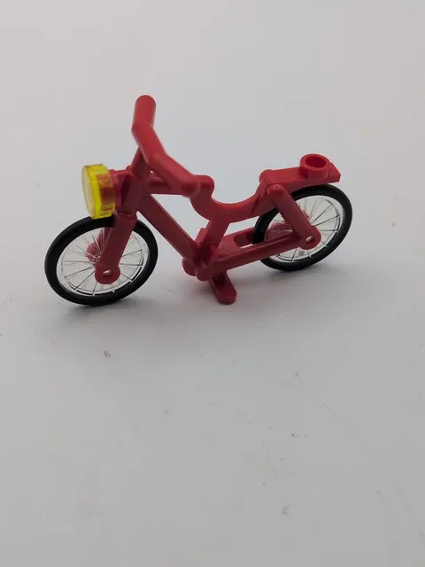 1x Lego Fahrrad rot City Speichen Rad Reifen komplett Noppe leer 4720 4719c02