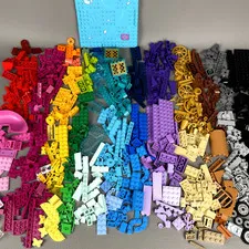 Genuine LEGO Bulk Lot 1.5 lb Assorted Pieces Bricks Parts Plates Sorted by Color