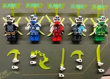 LEGO njo563/568/570/579/586 Minifig Figurine: Ninjago Nya/Kai/Jay/Cole/Lloyd 5PC