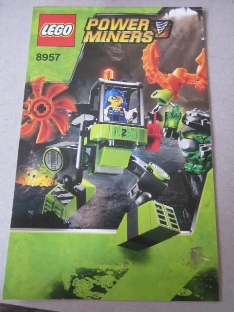Lego Building Instructions Instruction 8957 Power Miners 