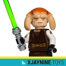 GENUINE LEGO STAR CLONE WARS Jedi Master Saesee Tinn Minifig + Lightsaber NEW
