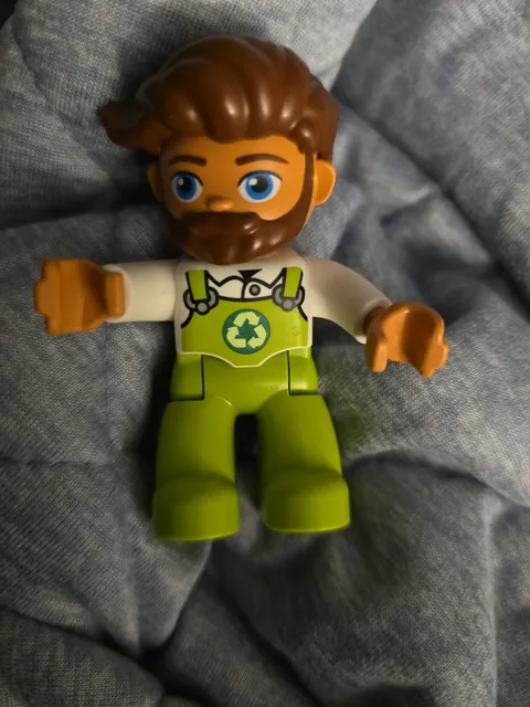 Lego: Duplo - Garbage Truck And Recycling 10945 Truck Driver Figure Only