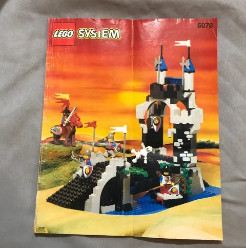Lego 6078 manual instruction only. Complete acceptable condition