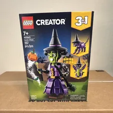 LEGO Mystic Witch 40562 CREATOR 3in1 Complete Set 257pcs Witch Age 7+