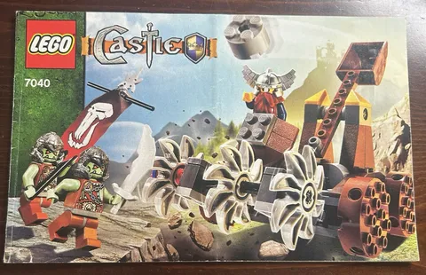 LEGO Castle, 7040 Dwarves' Mine Defender, INSTRUCTION Manual Booklet ONLY