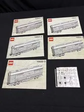 Lego 10022 10025 Instructions Building Lines Santa Fe Super Chief & Cars
