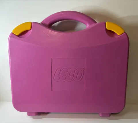 Lego Pink Carrying Case Hard Plastic Latching Storage Box