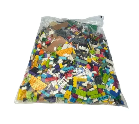 LEGO Bricks Parts Pieces Bulk Lot 4 Pounds of Genuine Assorted Brick Pieces (D)