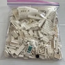 White Lego Bulk 1 Pound