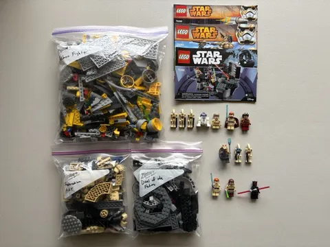 LEGO Star Wars Phantom Menace Lot 75080 75092 75169 Complete W/ Minifigures