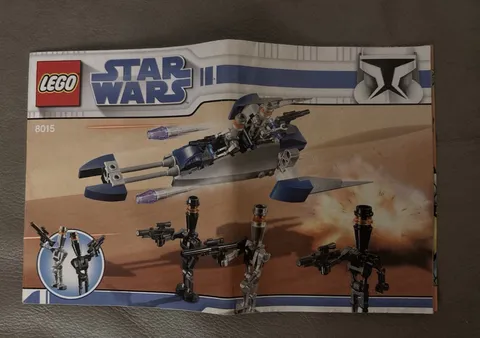 LEGO STAR WARS 8015 Assassin Droids Battle Pack Instruction Manual Only