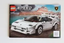 LEGO 76908 Lamborghini Countach *Complete w/Manual*NO Box* Adult Owned
