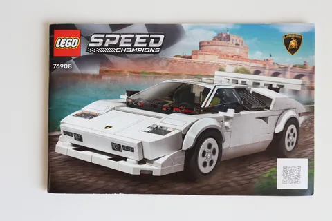 LEGO 76908 Lamborghini Countach *Complete w/Manual*NO Box* Adult Owned