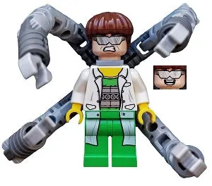 LEGO® Minifigure Super Heroes sh0110 Dr. Octopus (Otto Octavius)/Doc Ock White L