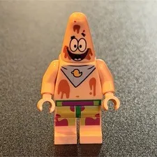 LEGO SpongeBob Patrick Star Messy Ice Cream Minifigure Genuine Rare