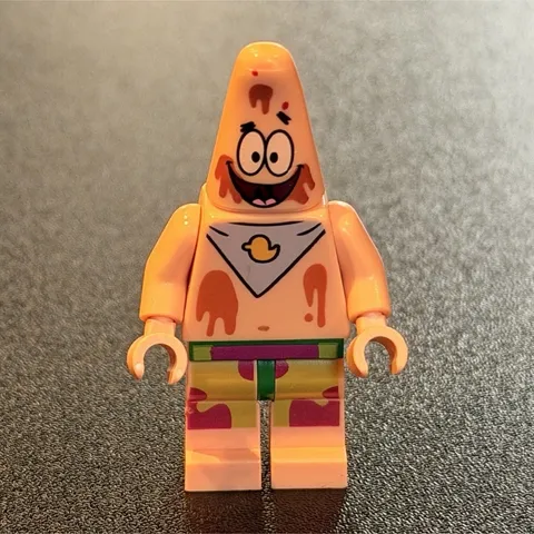 LEGO SpongeBob Patrick Star Messy Ice Cream Minifigure Genuine Rare