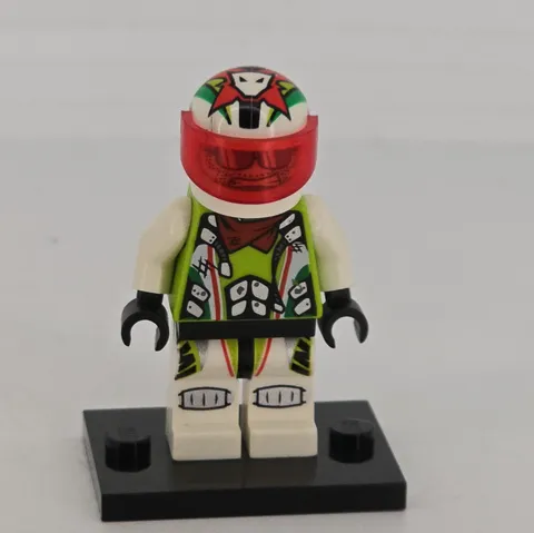 LEGO Minifigure 2010s World Racers Team X-treme Daredevil MAX-treme wr021 - 8898